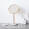 Marble Base Round Mirror