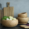 Woven Bamboo Fruit Basket
