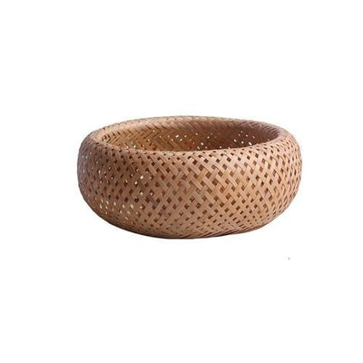 Woven Bamboo Fruit Basket