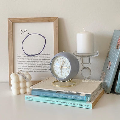 Nordic Style Round Alarm Clock